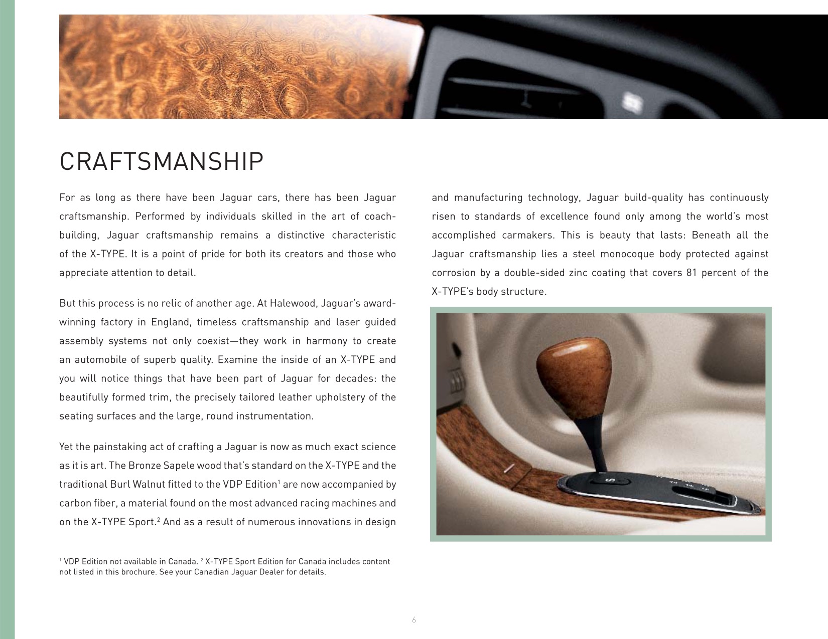 2006 Jaguar X-Type Brochure Page 7